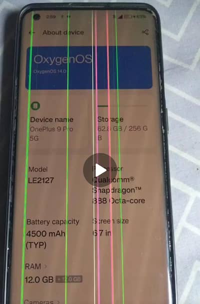 I need One Plus 9 pro panel/screen 03167162180 whatsapp