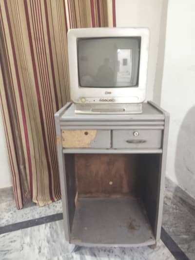 LG TV with trolley