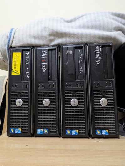 4 CPUs Dell OptiPlex 780 Core 2 Duo / Dell Computer CPU