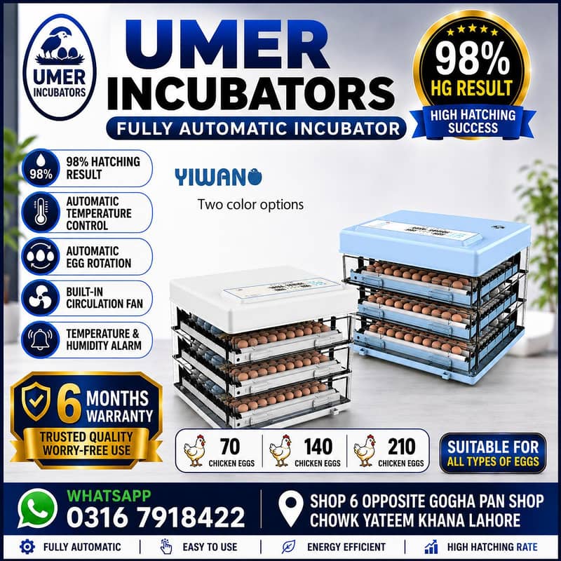 Automatic Egg Incubator | Egg Hatching Machine | Incubator | Brooder 2