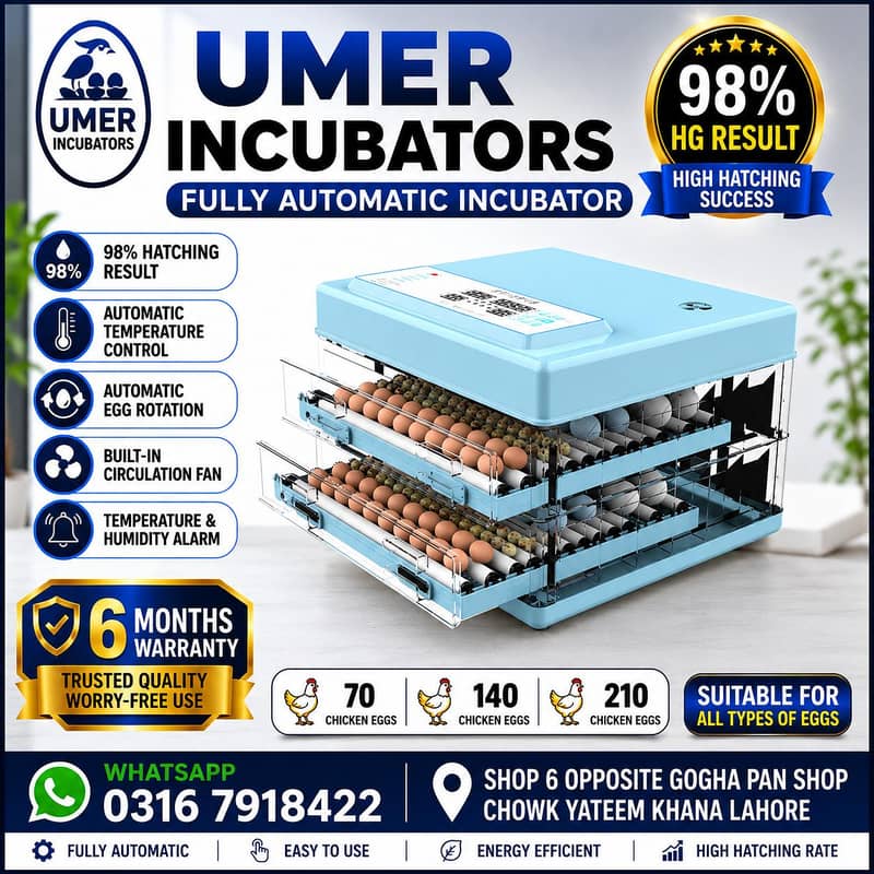 Automatic Egg Incubator | Egg Hatching Machine | Incubator | Brooder 3