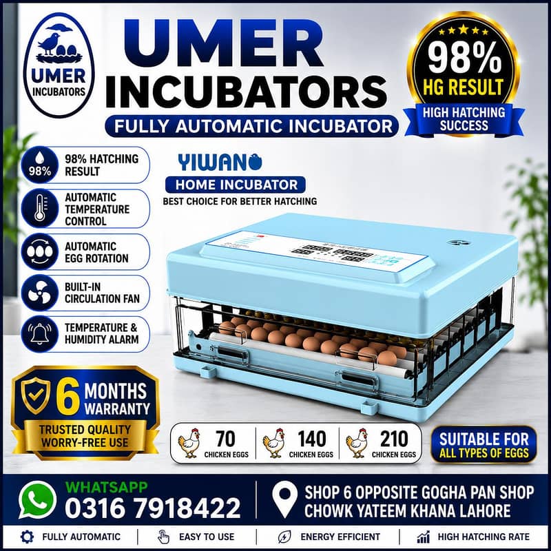 Automatic Egg Incubator | Egg Hatching Machine | Incubator | Brooder 5