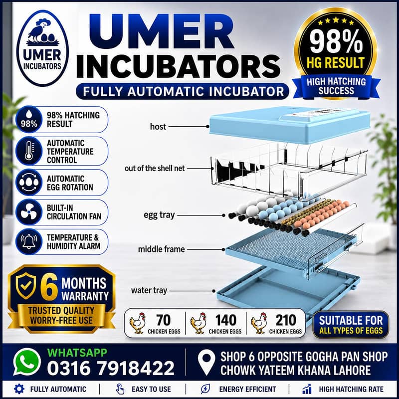Automatic Egg Incubator | Egg Hatching Machine | Incubator | Brooder 8