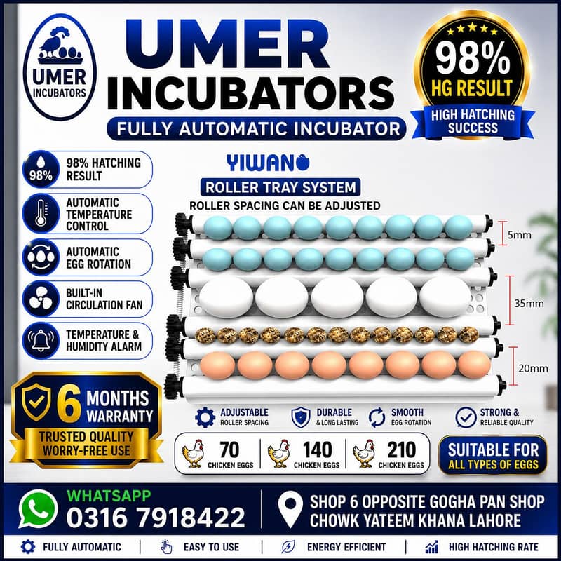 Automatic Egg Incubator | Egg Hatching Machine | Incubator | Brooder 9
