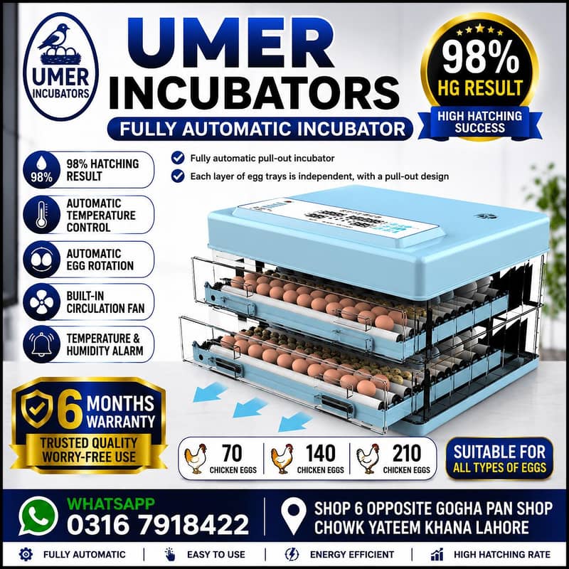Automatic Egg Incubator | Egg Hatching Machine | Incubator | Brooder 11