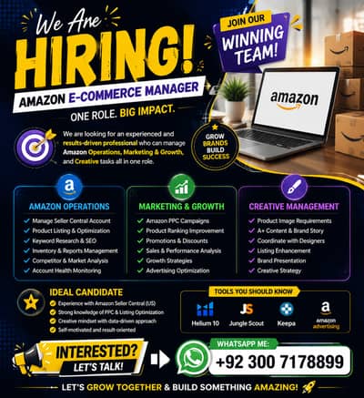 Amazon E-Commerce Growth Manager