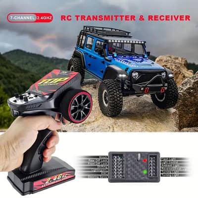 7 channels 2.4ghz transmitter and receiver