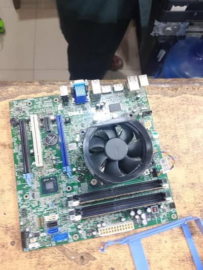 selling this motherboard with ram and processor