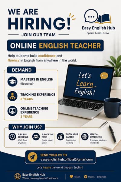 Online English Teacher Job