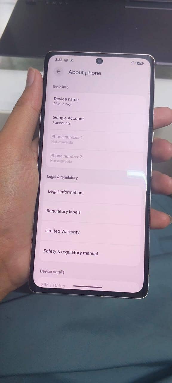 Google Pixel 7 Pro 3