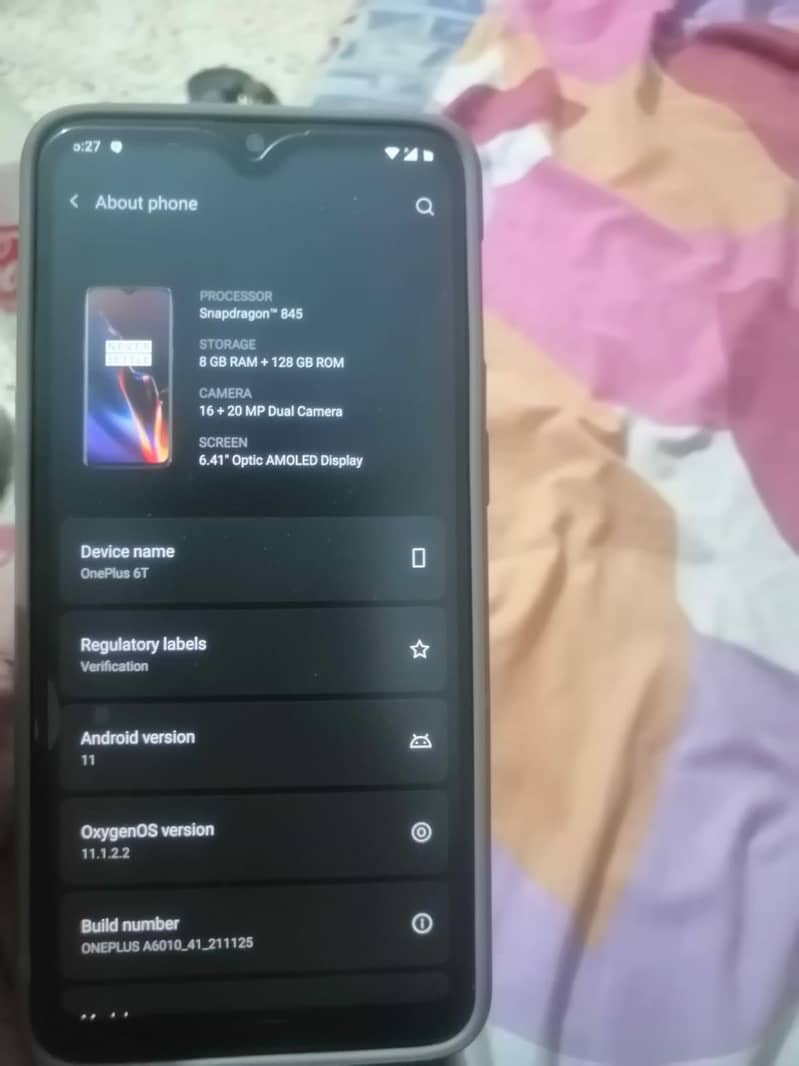 One Plus 6T 0