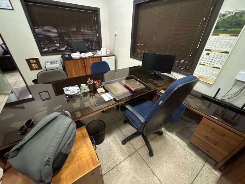 L shape full office table 0