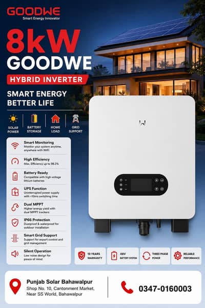 8kw goodwe hybrid inverter