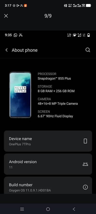 One Plus 7T Pro