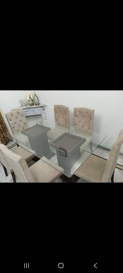 dining table  6 chair