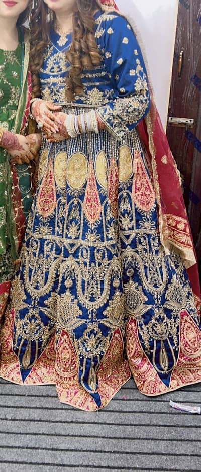 Just one time wear heavy designer lehnga for urgent sale