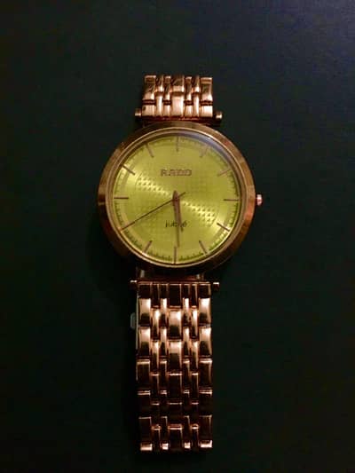 Premium Rado Jubilé Rose Gold Wristwatch – Elegant & Stylish