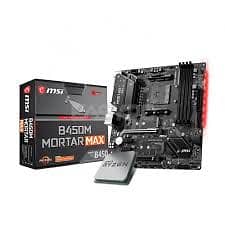 MSI B450 Mortermax motherboard with Ryzen 5 pro 3600 with coller