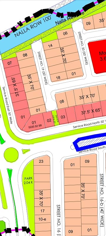 30*65 Facing Ideally Located Plot Available For Sale
