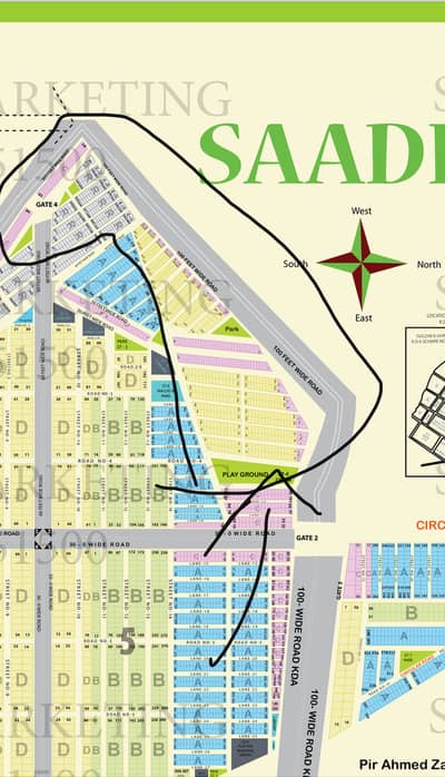 Transfer Plot West Open Near To 60 Feet Road