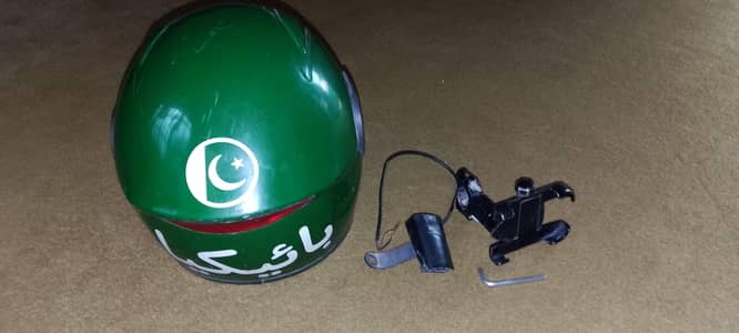 Bike/Bykea helmet with Mobile Holder and mobile charger