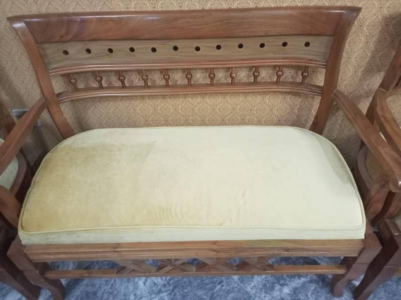solid wood sofa set 4