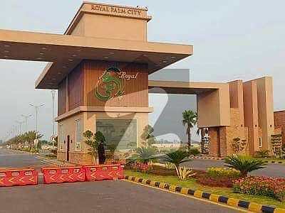 Park Facing 10 Marla Plot for sale G block Royal Palm City Gujranwala