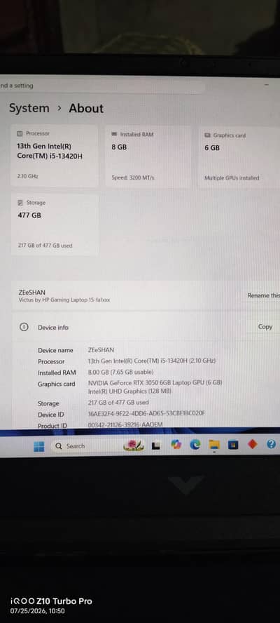 HP VICTUS 15