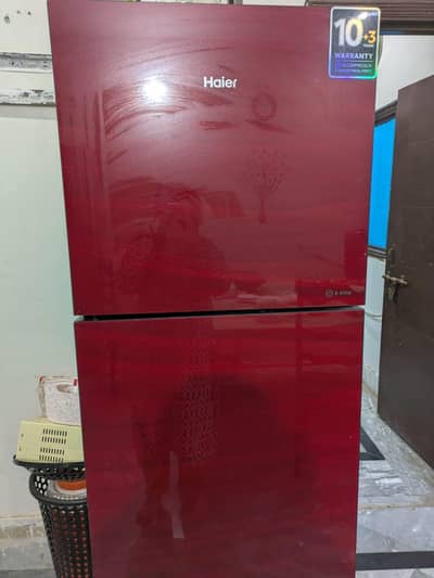 Almost new haier refrigerator - 8 year warranty avaliable