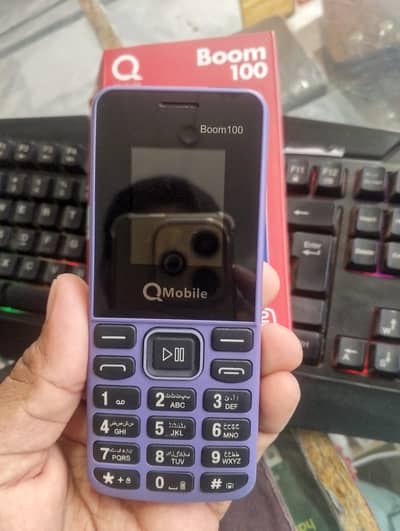 QMobile QBoom 100 – Brand New | Box Open Only | Full Packing