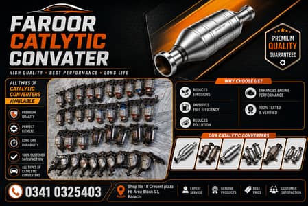Suzuki Alto, Cultus, Wagon R, MIra, Fit, Swift Catalytic Converter