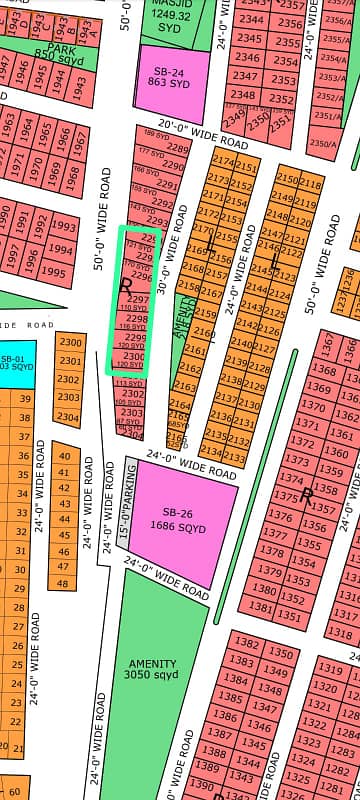 SINGLE BELT T SHAPE FACING WEST OPEN 50 FEET ROAD FACING 120 SQ YARDS PLOT FOR SALE AT NTR-01