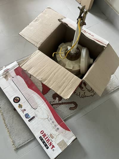 Orient Fan AC DC battery