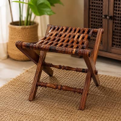 Premium Foldable Wooden Stool