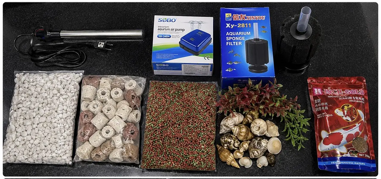 35×12×17 Aquarium + Complete Accessories — photo 4