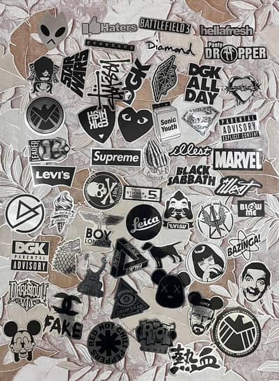 50 Pieces Waterproof Decal Stickers