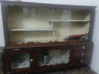 showcase pure wooden