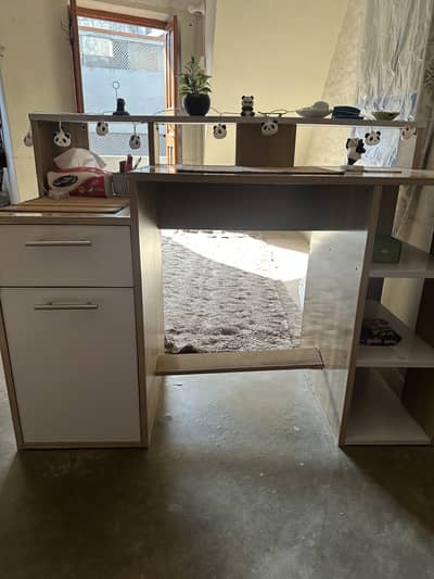 Home Office Desk Gaming PC Laptop Desk Worktable, Home Bedroom Furnit