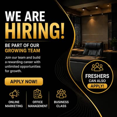 NEED URGENT STAFF OF 50 PERSONS FOR OFFICE AND ONLINE WORK