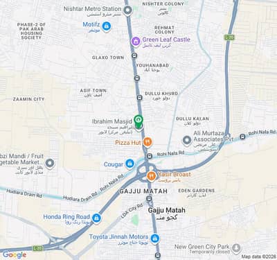 2 Marla Commercial Plot For Sale On Ferozpur Road Prime Location Opposite Metro Station