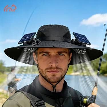 Solar Double Fan Hat