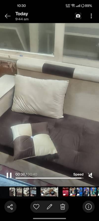 Sofa set with table