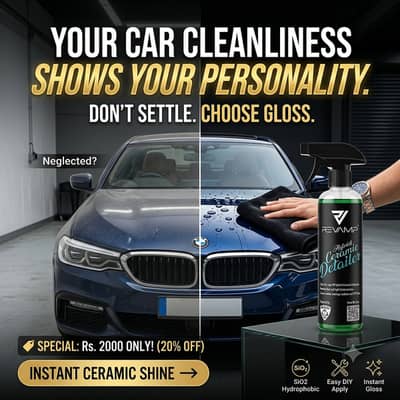 REVAMP Hybrid Ceramic Detailer (500ml) - Instant Gloss & Water Beadin
