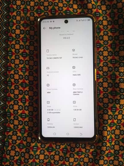 Tecno CAMON 18T all okay no open genuine mobile final 15k