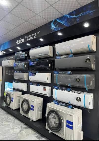 Haier and other all AC's model available on easy installment