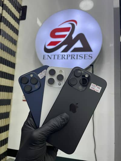 Apple iPhone 13 Pro Max & 15 Pro Max PTA Approved | 256GB