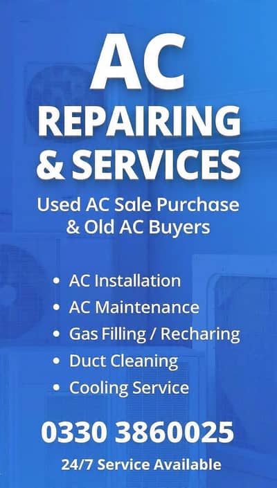 AC Repairing– AC Fitting | Maintenance | Installation Services
