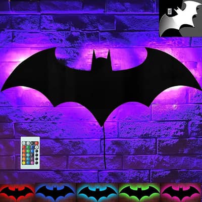 Batman 3D Lamp with RGB LIGHTING for gaming room