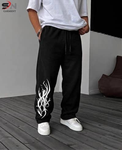 Multi Print baggie trouser