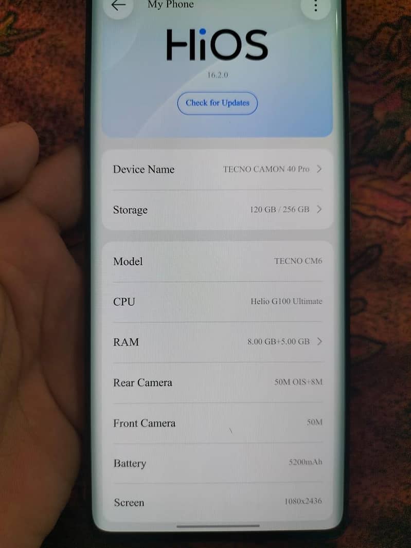Tecno CAMON 40 Pro 3